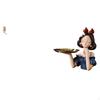 Folding Wall Hook Clothes Organizer Coat Hanger Towel Foldable Resin Princess Statue Key