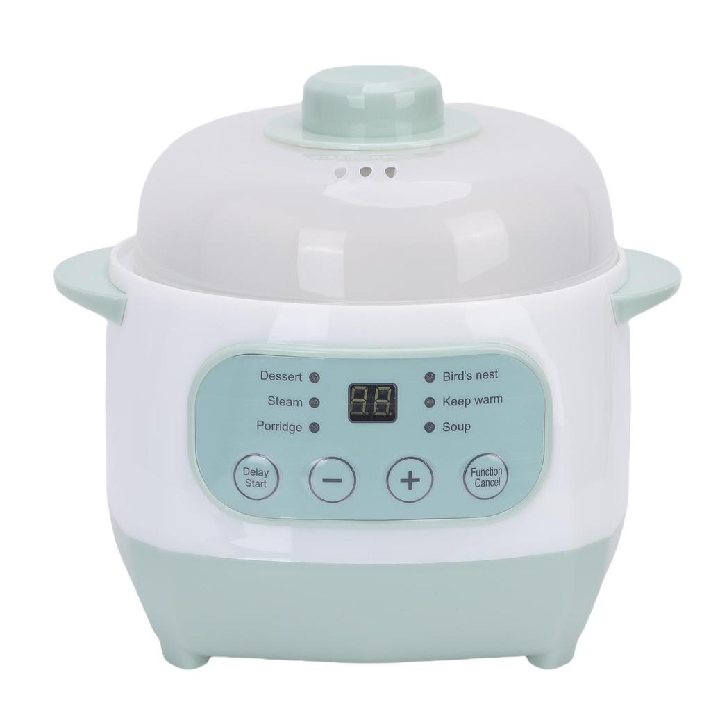 Pentola elettrica per stufati da 1L 200W Smart in ceramica per zuppe e porridge Slow Cooker per cottura multifunzione