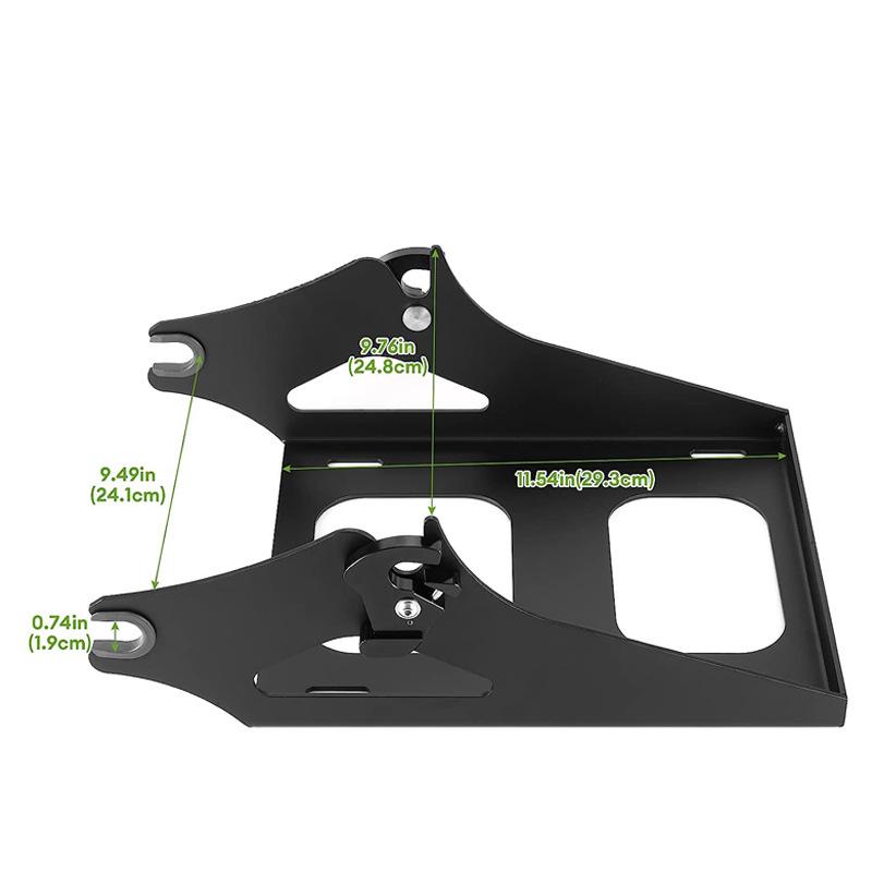Quick Release Luggage Rack for Harley Road King Traveler & Street Glide 14-22