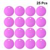 25 pcs Blank Round Tags 1.4-Inch Unfinished Aluminum Pet Id Discs Lightweight Diy Dog Name Tag Rustproof Scratch-Resistant