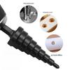 Hex Shank Nitrided Black HSS Step Drill Bit Set (3-12, 4-12, 4-20mm)