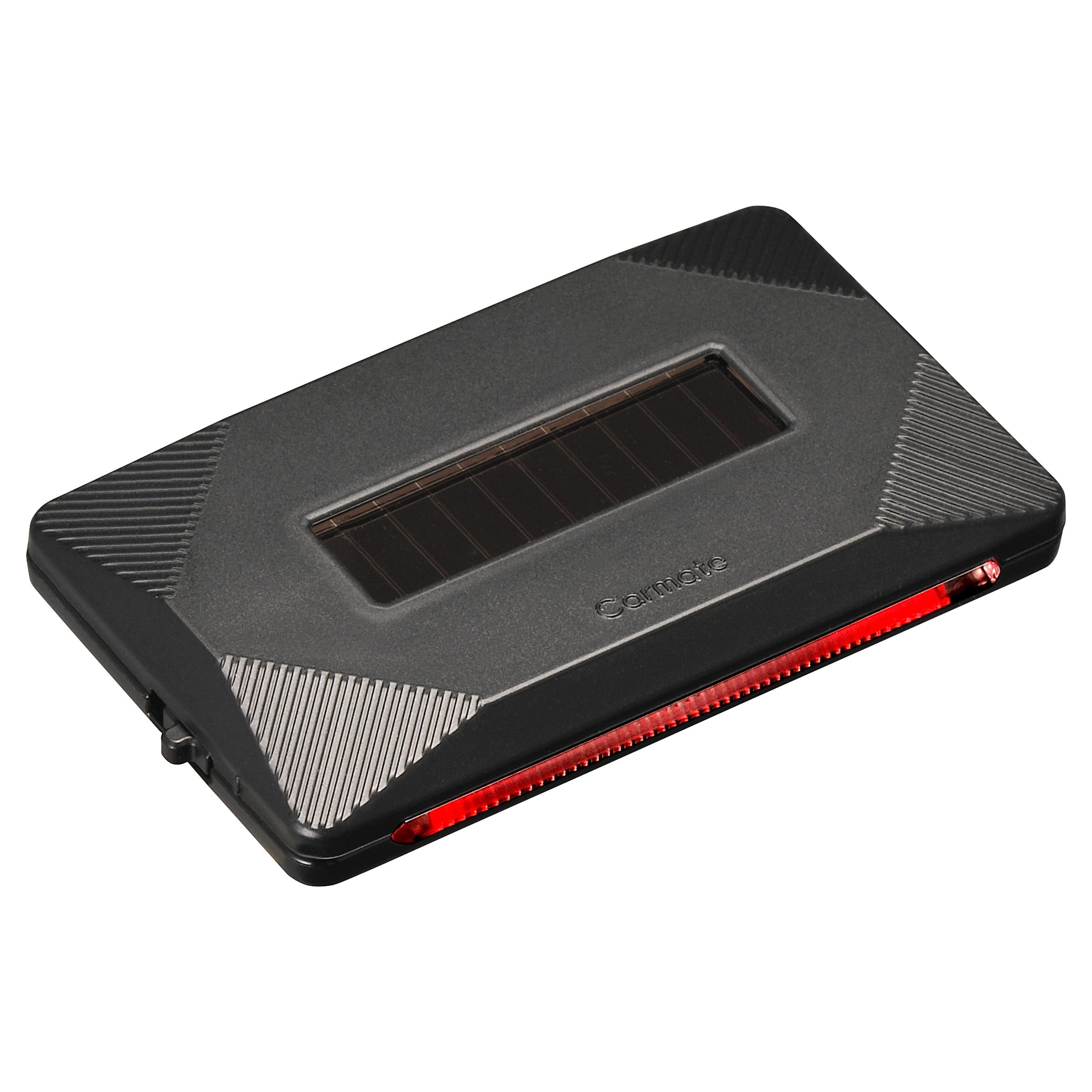 

CARMATE SQ303 Светодиодный индикатор безопасности автомобиля с датчиком удара, Ночная линия, Без проводки, Предупреждение, Автоматический встроенный датчик, Сигнал, Свет, Красный, Требуется, На солнечной батарее