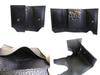 Authentic GUCCI Black Leather 6 Pics Key Chain #b292 Open box