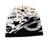 Halloween Skull Ghost Star Acrylic Wool Hat Trendsetting Design For Weather Cold