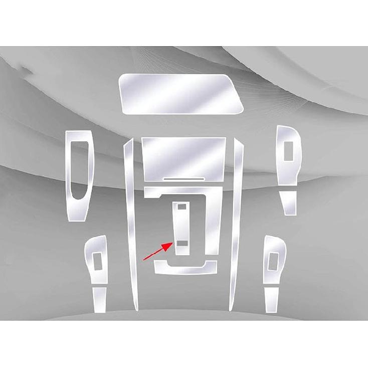 Car Interior Center Console Transparent TPU Protective Film Navigation Accessories,Fit for Mazda CX-30 2020-2023