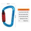 Lilang 30KN Aviation Aluminum D-Shape Climbing Carabiner