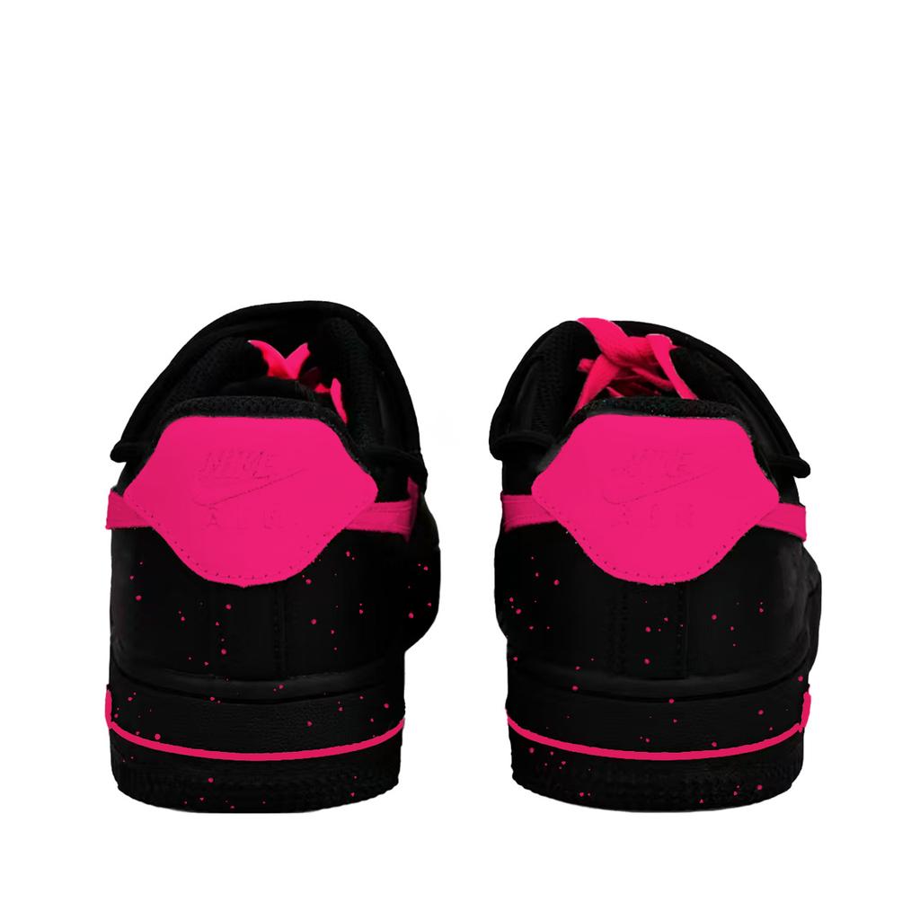 Nike Air Force 1 Black Pink Rose Low Top Skateboard Shoes Women's DD8959-001(Team1039- )