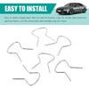20PCS Car Window Crank Retainer Clips, 76980 Window Handle Retainer Clip Assortment,Door Window Crank Handles Metal Retaining Clips, Universal for