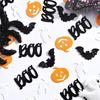 Runtowo 15g Halloween Flat Bat Ghost Witch Loose Sequins, BOO Confetti Halloween Party Festival Ornament Accessories