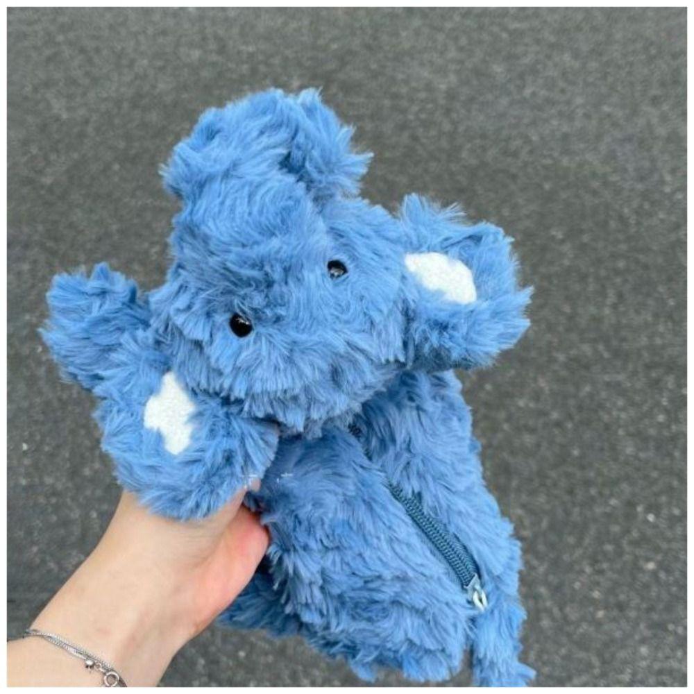 Plush Stationery Bag Portable Cosmetic Bag Cute Pen Bag