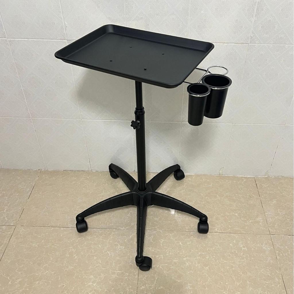 Carrello Portaoggetti da Salone/Estetica/Tatuaggi Regolabile - Portautensili a Rotelle