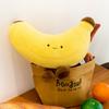 Long Leg Banana Plush Toys Yellow Cute Banana Dolls Fruit Banana Plush Pillow  Sofa Pillow