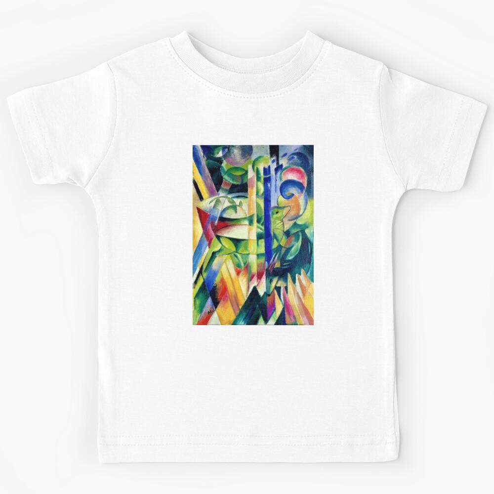 The Little Mountain Goats by Franz Marc Kids T-Shirt 110