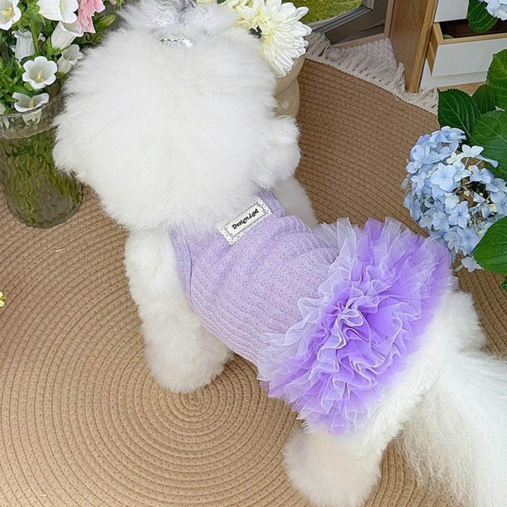 Breathable Dog   Princess Dress Lace Cat Dress Cute Dog Summer Dress  Pet Product
