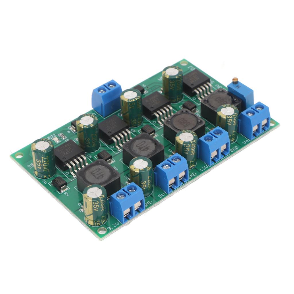 Buck Converter Module 3.3V 5V 12V Adjustable Voltage Output 2‑28V 3A Multi Channel Switching Power Supply Panel
