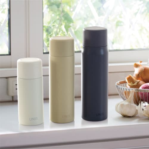 Atlas UNIR ASLB-370HN 370ml Vacuum Insulated Water Bottle with Seamless Insulation, Integrated Gasket, and Easy Cleaning, Perfect for Hot Water and Ha