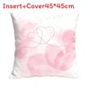 New Chinese Style Heart Decor Cushion Cover With Plush Material For Living Room Gift