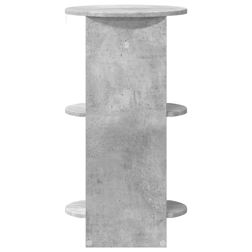 Side Cabinet Concrete Grey Particleboard