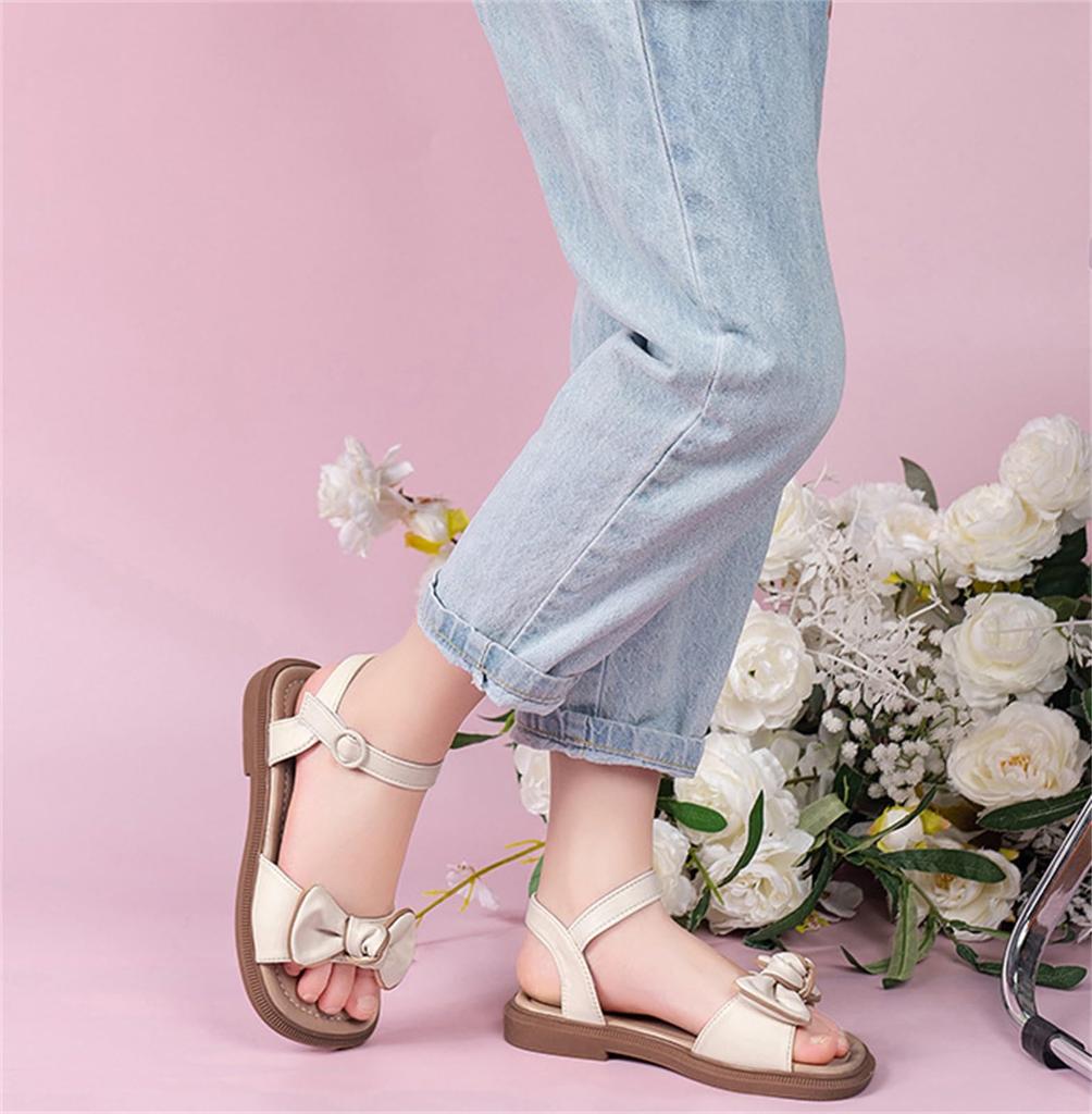 PPXID Ribbon Velcro Easy to Walk Princess Summer 18cm [PPXID] Girls' Sandals, Kids' Sandals, Girls, Decoration, Closure, Flexible, in, Shoes, Shoes,