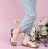 PPXID Ribbon Velcro Easy to Walk Princess Summer 18cm [PPXID] Girls' Sandals, Kids' Sandals, Girls, Decoration, Closure, Flexible, in, Shoes, Shoes,
