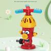 Plastic Rotating Sprinkler Toy Interactive Hydrant Sprinkler  Summer Outdoor