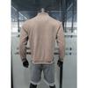 Autumn Casual Retro Long Sleeved Cardigan Jackets Suede Solid Color Zipper Men’s Jacket