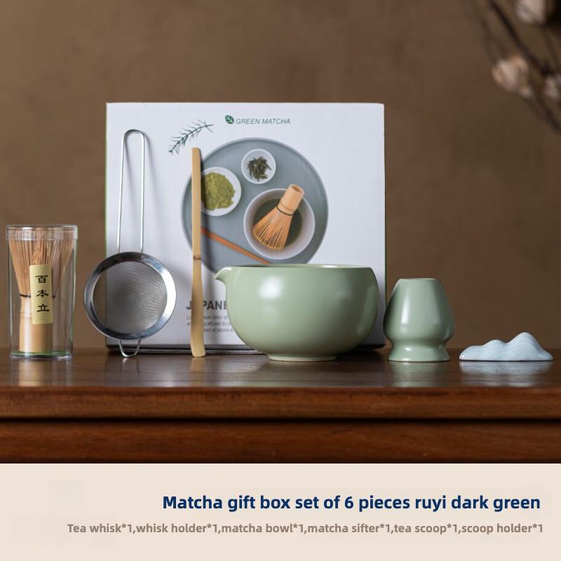 

Набор для матча 7 предметов Набор для матча Набор для матча с чашей для матча Венчик для матча и подставка Набор для матча в подарок Любителям латте матча