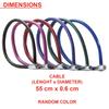Master Lock Bike Lock Cable, 2 Keys, 55 cm x 6 mm, Random Color