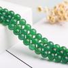 Natural Green Agate Loose Beads for DIY Jewelry Making 