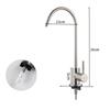 LANGZHIWEN 304 Stainless Steel Dual Handle Kitchen Drinking Water Faucet