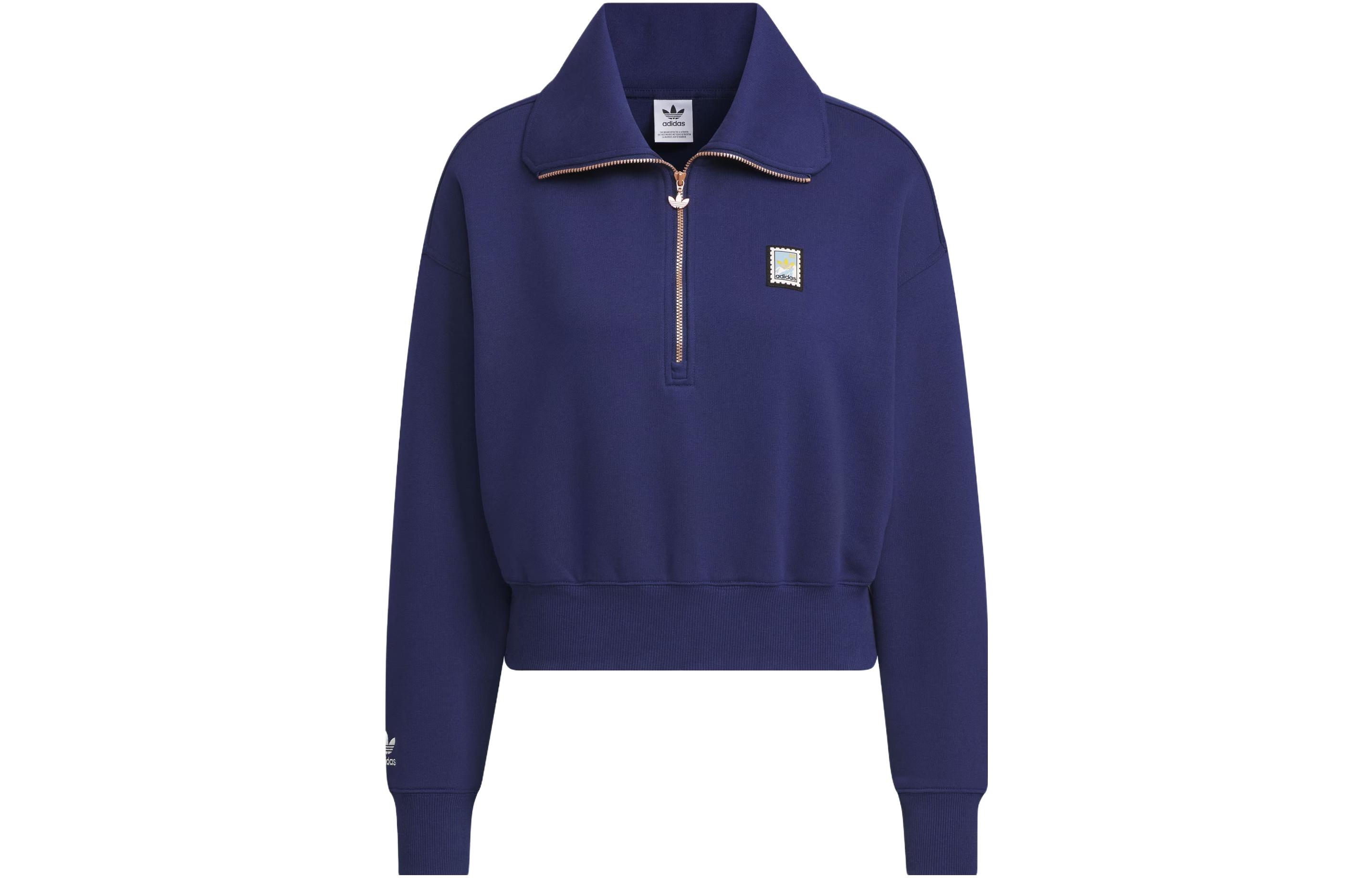 Adidas Originals Sweatshirt Women s Dark Blue IZ1515 XS