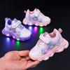 Kids' Cartoon Luminous Sports Shoes - Spring/Autumn 2025 Princess-Style Comfortable Casual Running Sneakers