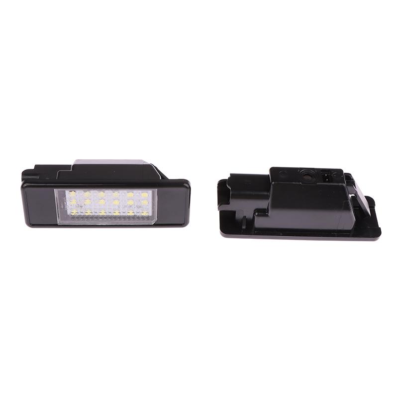 1/2 ks pro 106 1007 207 307 308 3008 406 407 508 607 a C2 C3 C4 C5 C6 C8 DS3 LED světlo SPZ