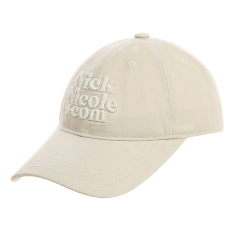 NICK&NICOLE NN DOTCOM SIGNATURE BALL cap_VINTAGE BEIGE