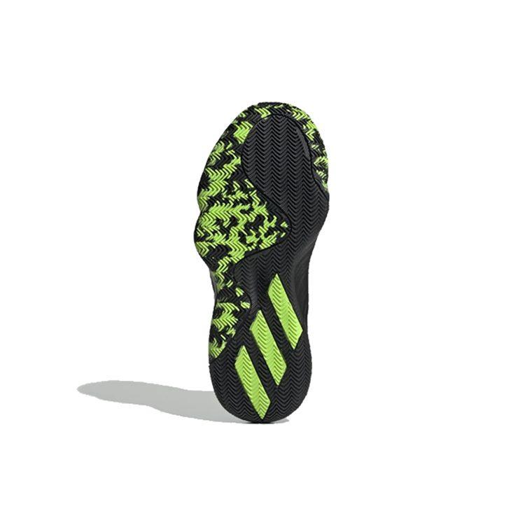 adidas PRZYWDZIEWAĆ. Nr 1 J Antypoślizgowe Lekkie Niskie Dziecięce Buty do Koszykówki Czarne Zielone Nastolatki EF2933