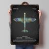 The Spitfire Printed Poster Customized Wall Art Retro Vintage Metal Tin Signs for Home Office Decor Bedroom Decorations House