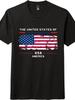 Unisex Vintage USA Flag Graphic Shirt Casual Patriotic American Pride Daily Tee