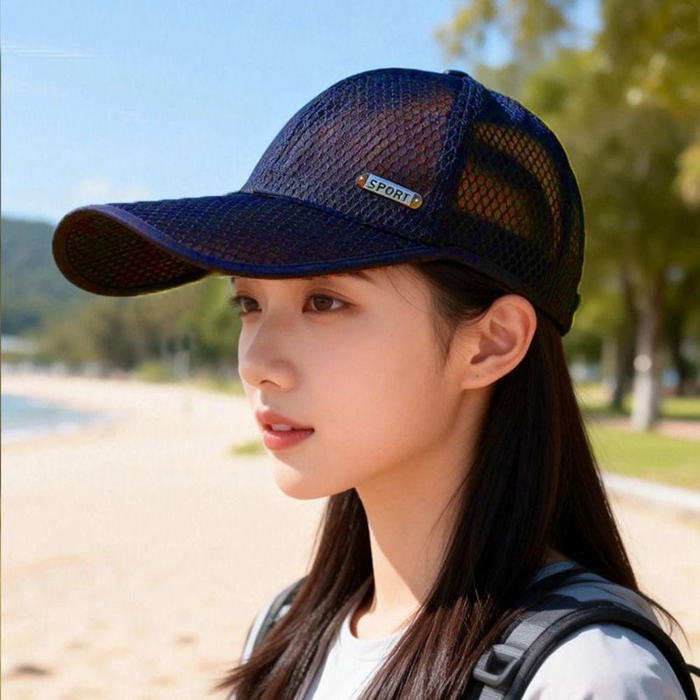 Lightweight Baseball Cap Breathable Outdoor Hat New Design Mesh Baseball Cap  Outdoor