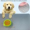 Large Silicone Cats Litter Catcher Mat Treats Feeding Mat Nonslip Dog Bowl Mat Waterproof Dog Bowl Pad for Food Water