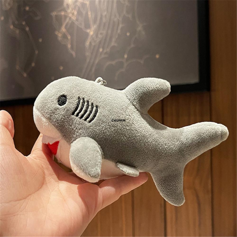 12 Stück/Los, Haifisch-Puppe 15 cm Plüschtier ; Schlüsselanhänger Kette Plüschtier Tierpuppe