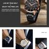 CURREN Steel Strap Watch Simple Calendar Large Dial Business Watch Waterproof Men's Fashion