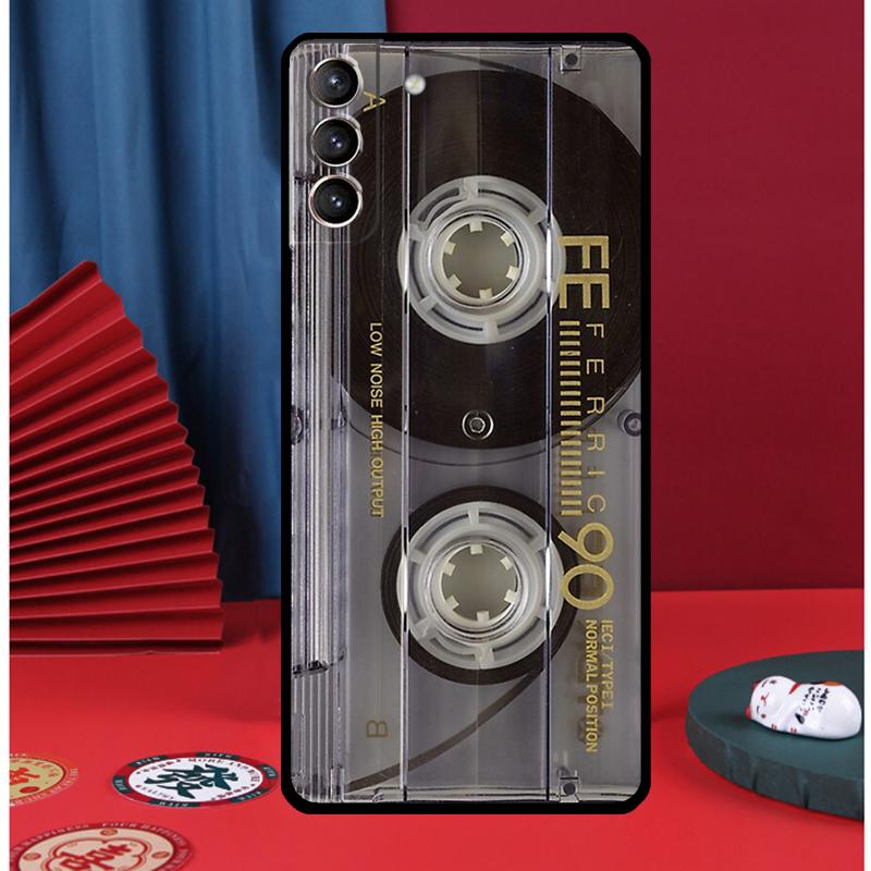 

Cassette Mix Tape Phone Case For Samsung Galaxy S24 Ultra S9 S10 S20 FE S21 S22 S23 Plus S25 Ultra Back Cover Galaxy S25 Plus