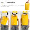 Motorcycle Dry Bag Waterproof Motorcycle Shoulder Bag 10L 20L 30L for Skiing Travel Hiking Camping Boating Riding