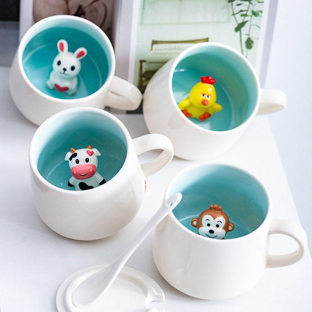Cute Children Zodiac Water Cup Coffee Mug Ceramic Cup Milk Tea Cup