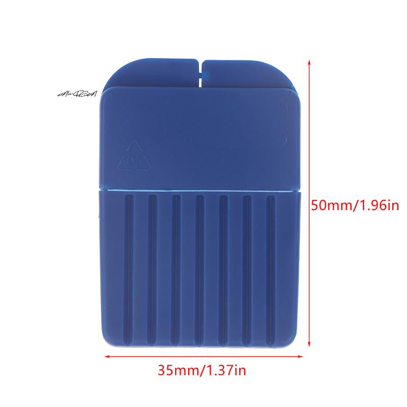 Blue Easy-Open Container Hearing Aids Wax Guards Filters Cleaning Kit Aid Replacement Parts Supplies with Cleaning Tool