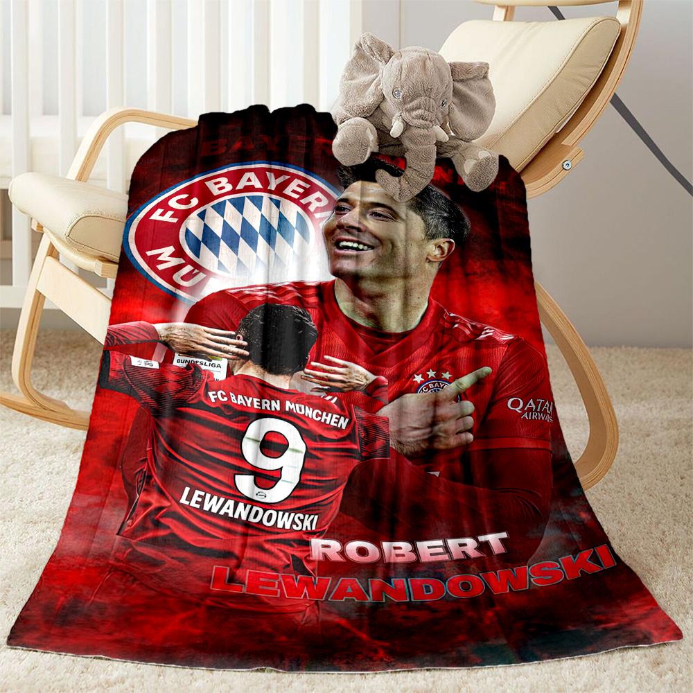 Bayern Munich Blanket Soft Warm Cozy Perfect for Picnics Office Bedding Four Seasons Universal Stylish Decor Suitable for Gifting Relatives and Friend