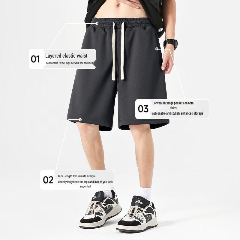 Mark Fairwhale Men's 2026 Summer Loose Fit Heavyweight Sport Shorts