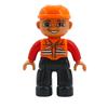 Big Building Blocks Boy Girls Family Policemen Figures Doll Compatible Duplos Children Kids Self Locking Bricks Assemble Toys