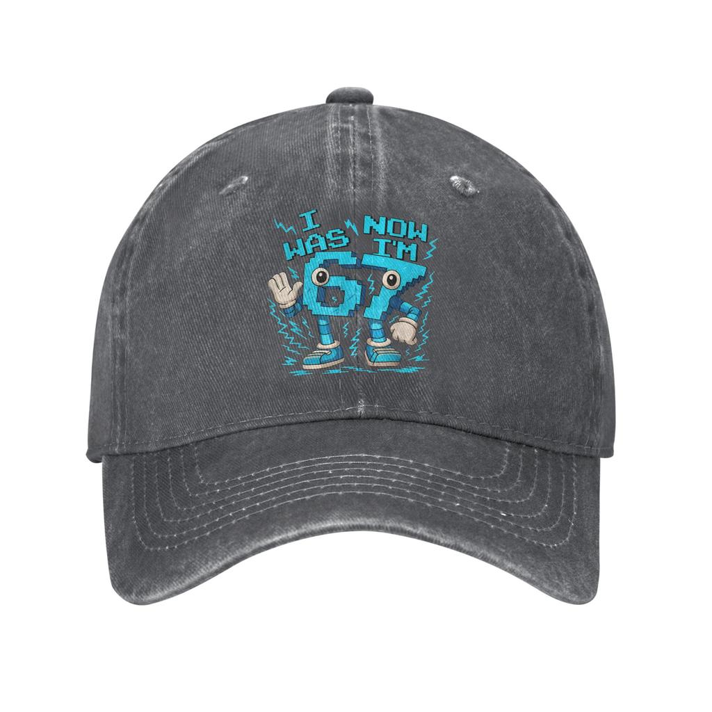 I Was 6 Now I'm 7 Six Seven 7 Years Old Birthday Brainrot Casual Baseball Cap Trucker Hat Spring Men Design Snapback Capen