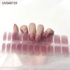 22tips Semi Cured Gel Design Aurora Nail Decoration Nail Polish Glitter Nail Sticker UV Lamp Nail Decal Waterproof Nail Stickers
